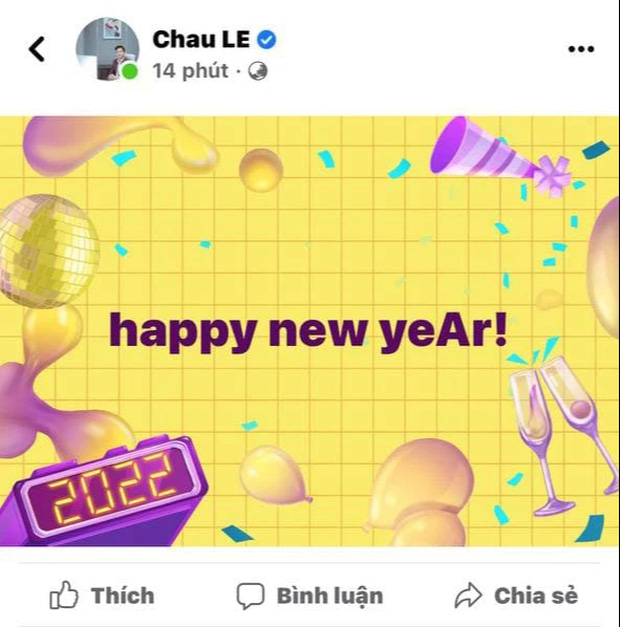 Bài đăng chúc mừng năm mới của CEO M-TP khiến fan xôn xao ngay ngày đầu năm 2022.