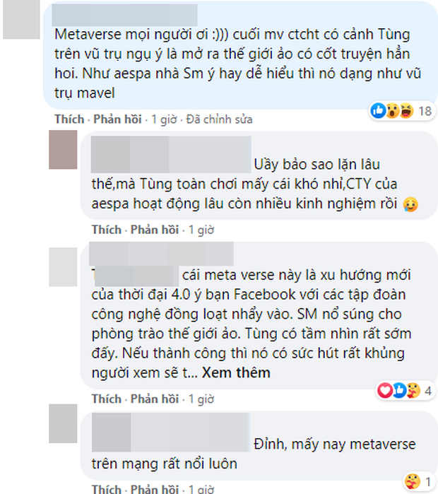 Nhiều fan đoán về việc phía M-TP Entertainment chuẩn bị công bố dự án liên quan đến 'metaverse'.