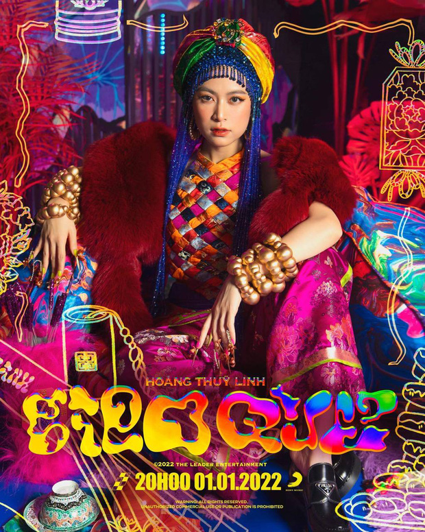 Poster MV đầy sự ma mị của Hoàng Thùy Linh mang tên Gieo Quẻ