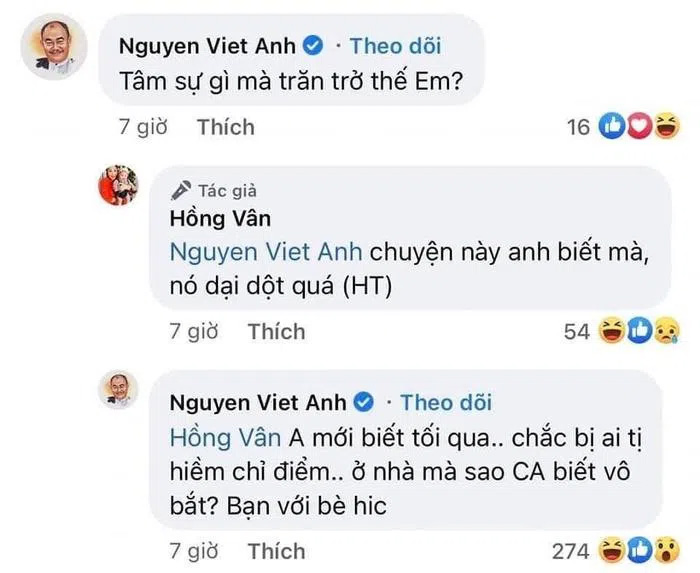 Bị phản ứng gay gắt vì bình luận tị hiềm NSND Việt Anh lên tiếng thanh minh