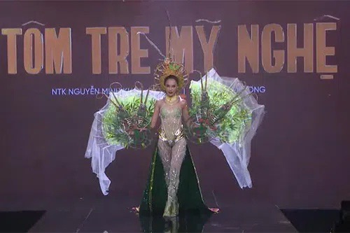 Trang phục dân tộc gây tranh cãi của Hoa hậu Hoàn vũ Việt Nam 2022