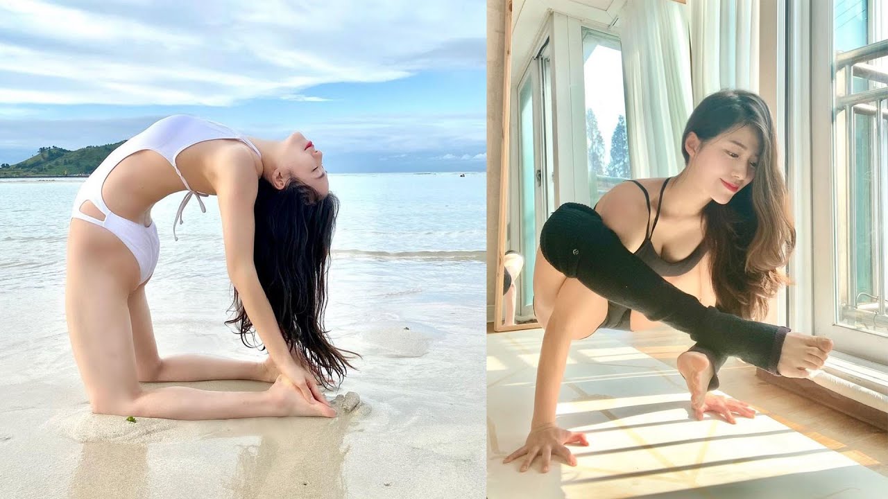 Cô giáo dạy yoga hot nhất Hàn Quốc khiến người xem lác mắt vì thân hình vừa dẻo vừa sexy