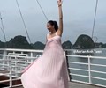 Lộ ảnh hậu trường Hoa hậu Phạm Hương tạo dáng khó đỡ 