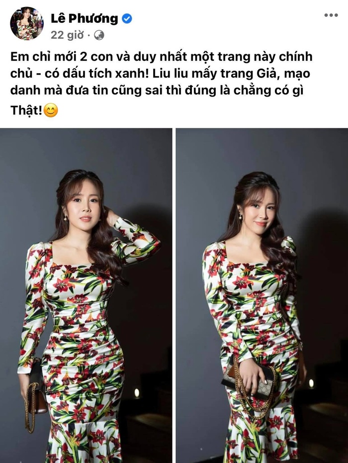 Thực hư thông tin diễn viên Lê Phương đã kết hôn 15 năm và vừa sinh hạ con thứ 4