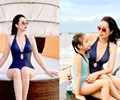 Trịnh Kim Chi tiếp tục khoe ảnh bikini tuổi 51 