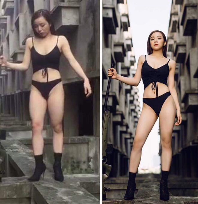 Lộ ảnh vóc dáng chưa qua photoshop của hot girl ngủ gật Hưng Yên nổi tiếng MXH nhờ gợi cảm-1