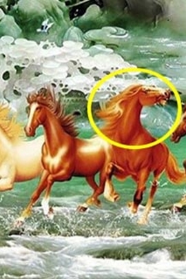 Lý giải vì sao trong bức tranh phong thủy 'Mã đáo thành công' luôn có một con ngựa quay đầu lại?    