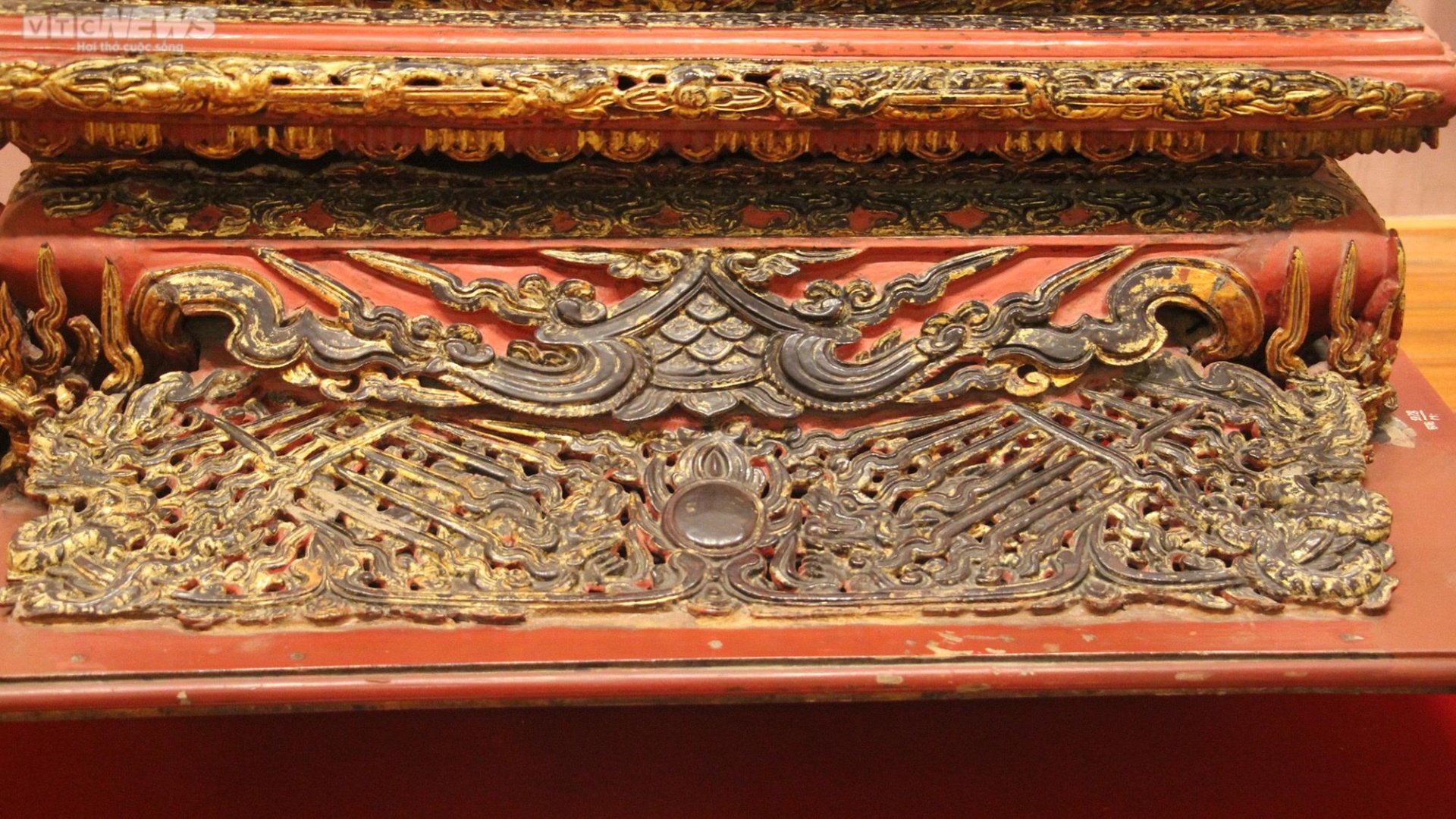 Chiêm ngưỡng ngai thờ độc nhất vô nhị hơn 300 năm tuổi ở Thái Bình - 14