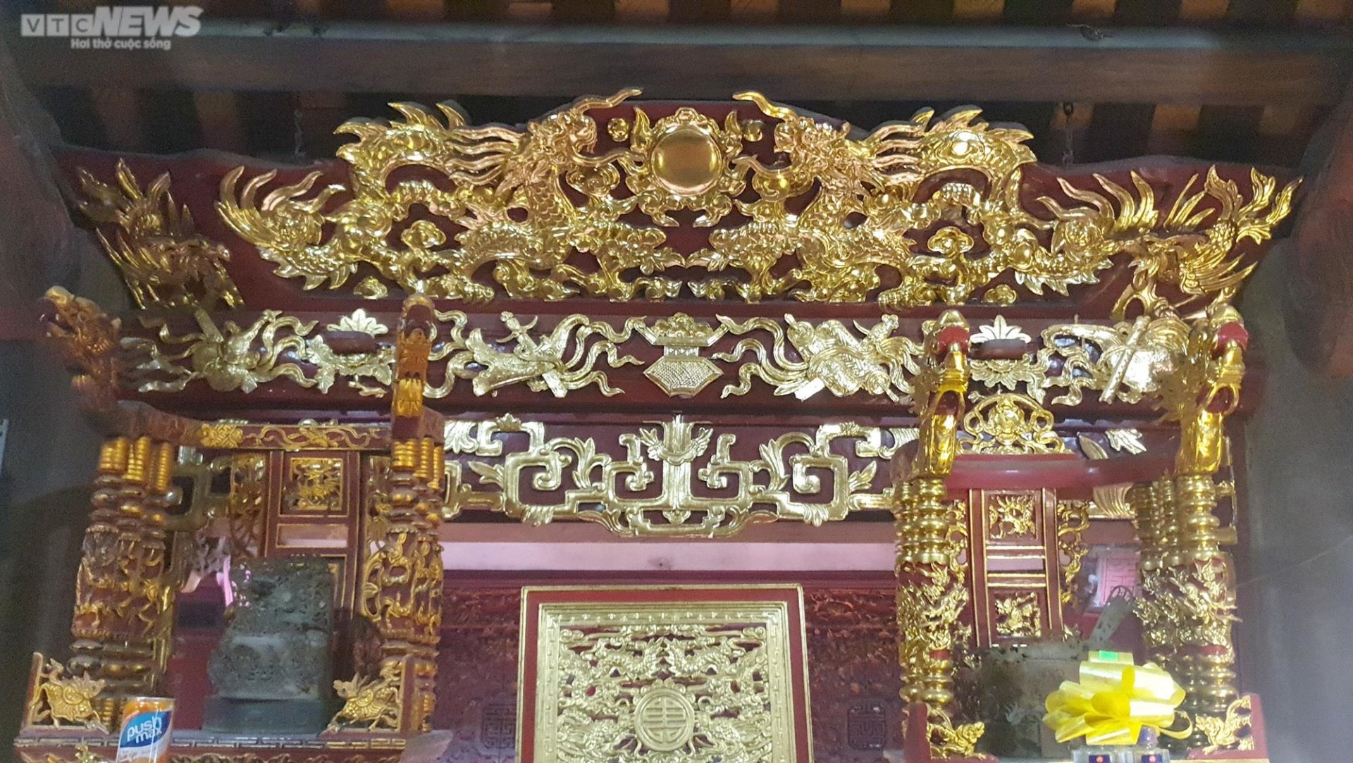 Chiêm ngưỡng ngai thờ độc nhất vô nhị hơn 300 năm tuổi ở Thái Bình - 27