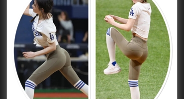 Sao nữ diện quần legging ném bóng chày gây choáng vì đường cong quá sexy
