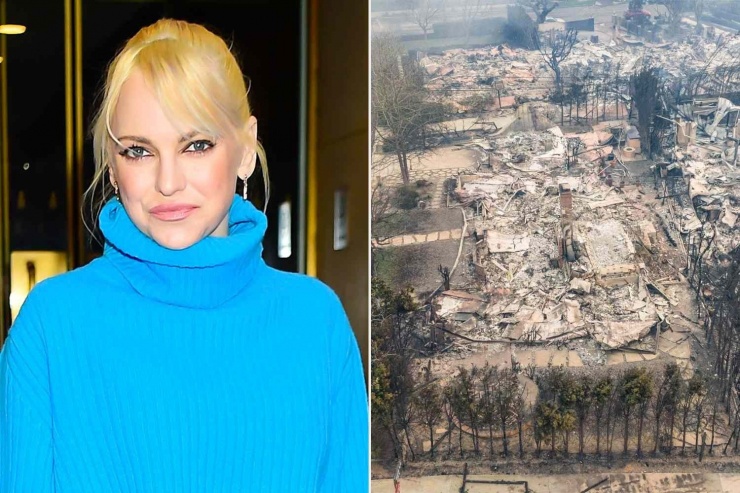 Anna Faris cũng không còn nhà để về sau vụ cháy rừng. Theo Page Six, biệt thự ở Pacific Palisades được
