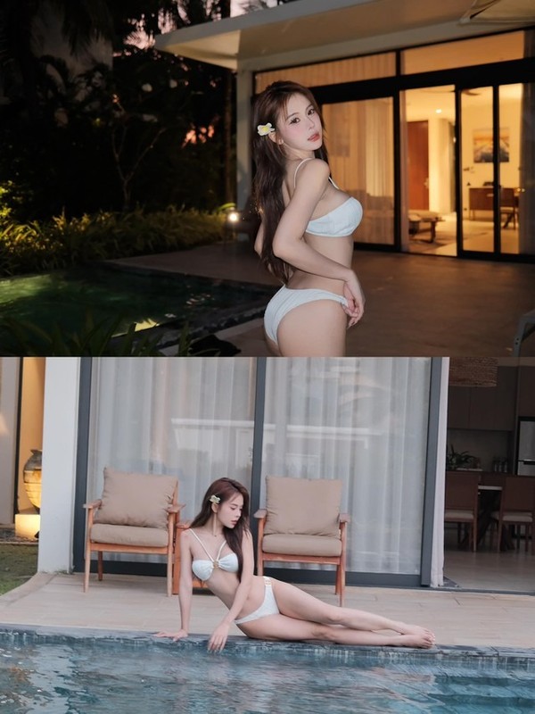 TikToker Ha Moi tung anh dien bikini nong hon ca thoi tiet-Hinh-4