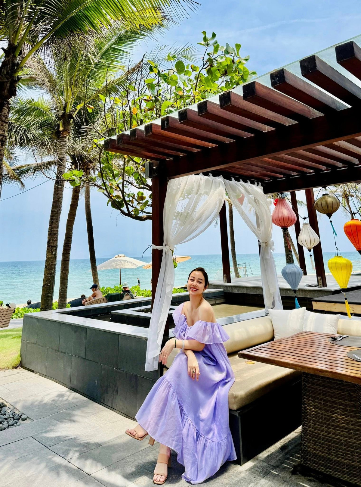 Jennifer Phạm cho biết cô tập luân phiên nhiều môn thể thao gồm gym, yoga, pickleball và golf để giữ sức khỏe, vóc dáng. Ảnh: FB Jennifer Pham